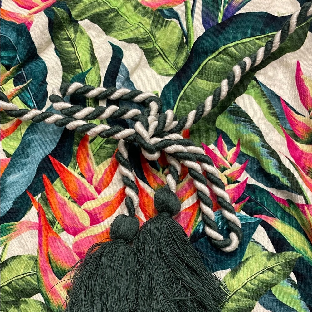 New Farm Rio Tropical Leaf Print Dress - Picture 9 of 11